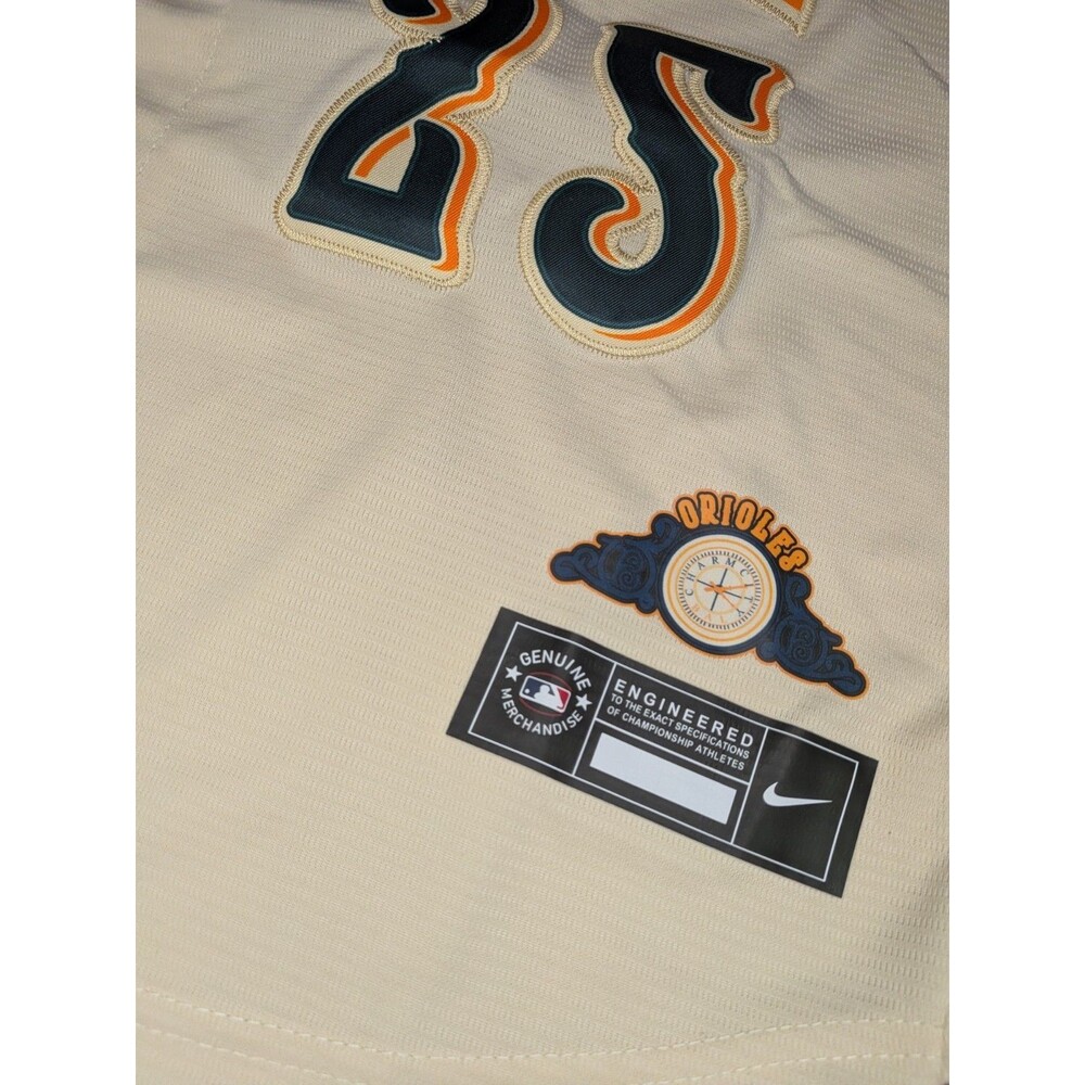 Pete Alonso #25 Baltimore Orioles ⚾ Cream 2026 City Connect Jersey Medium - Picture 3 of 5